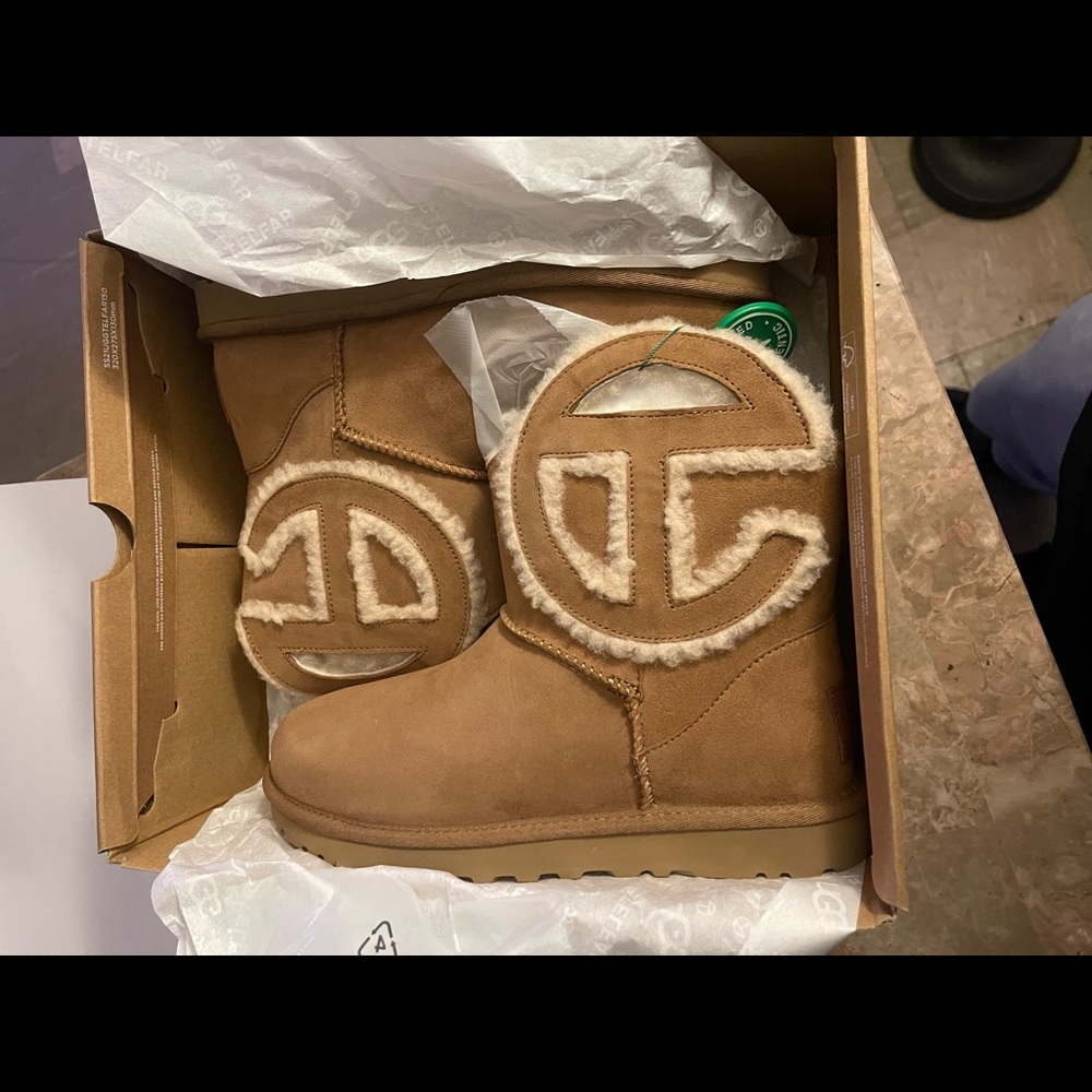Brand New Telfar Chestnut Uggs